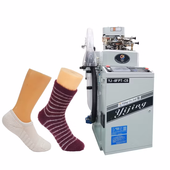 Máquina de tejer calcetines lisos de 3,5
